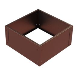 Odlingskrage Cortenia 50x50 h25cm cortenstål