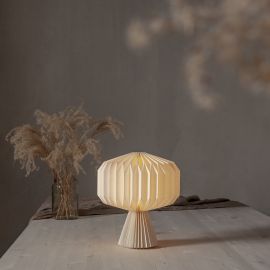 Honeycomb Bordsdekoration vit 33cm