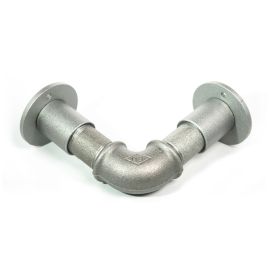 Hyllkonsol stålgrå M 13,5x13,5cm 1-par