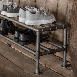 Skoställ golv b58cm mattsvart