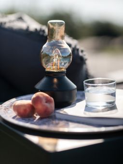 Bordslampa Glimt utomhus laddbar svart 21cm