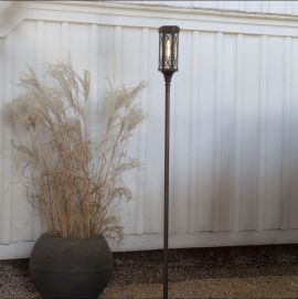 Folke Solcells-pollare brun 180cm