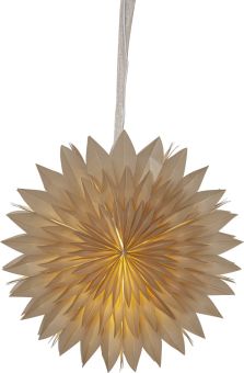 Dis Pappersstjärna beige 50cm