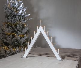 Buzz Adventsljusstake vit 50cm