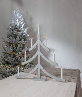 Pagod Adventsljusstake 7L grå 79cm