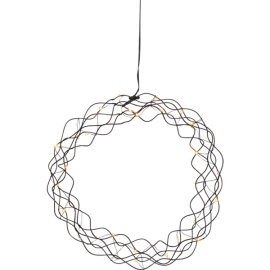 Star Trading Curly krans 30st LED 34cm