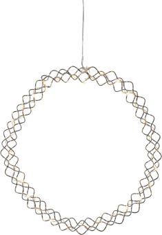 Inomhusdekoration Hoop 30LED krom 30cm