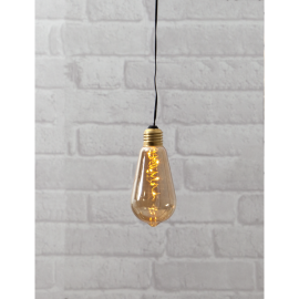 Star Trading Glow hängande dekoration Amber 13cm