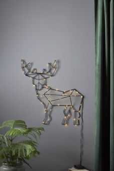 Inomhusdekoration Cupid siluett hjort 49cm