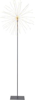 Firework Stjärna på fot silver 130cm