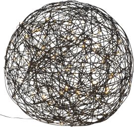 Star Trading Trassel Utomhusdekoration LED svart 50cm