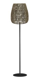 Agnar Golvlampa utomhus konstrotting grå/natur 154cm