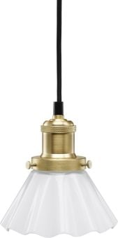 August Fönsterlampa opal veckad 15cm