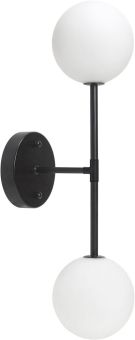 Sigma D vägglampa svart opal 49cm