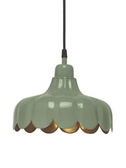 Wells Tak/Fönsterlampa mossa/guld 24cm