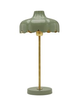 Wells Bordslampa mossa/guld 50cm
