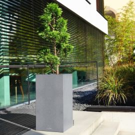 Canto självvattnande kruka stengrå 40x40cm H 76cm