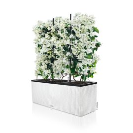Lechuza Självvattnande Blomlåda Trio Cottage 30 vit L100cm 