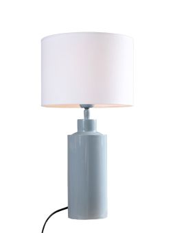 Solo Bordslampa blank denim/vit skärm 55cm