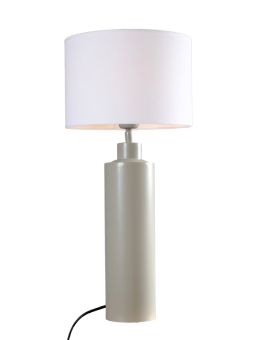 Solo Bordslampa matt beige/vit skärm 65cm