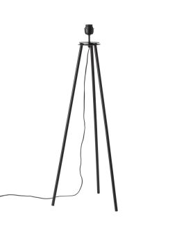 Base lampfot golv tripod matt svart 105cm