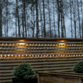 Starnet Ljusnät 160 LED varmvit 4,8x0,4m