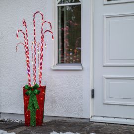 CandyCane juldekoration 128LED 150cm
