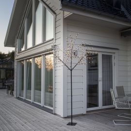 Albero dekorationsträd utomhus med LED 250cm