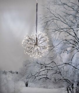 Stardust hängande dekoration 288LED svart 40cm