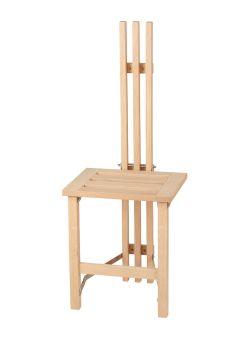 Oscarssons Möbel Nadja Väggstol fällbar vitpigmenterad ek