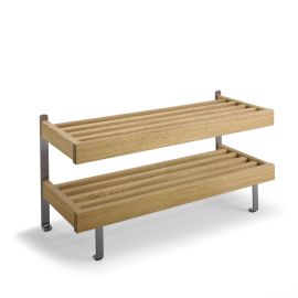 Nadja Skohylla II golv 80cm 2 plan oljad ek