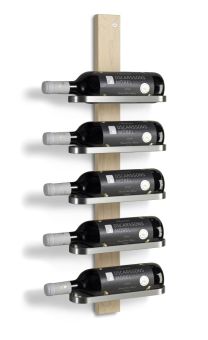 Mazzi Vinställ 5 flaskor vitpigmenterad ek