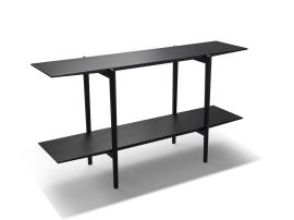 Calpe Sideboard 140cm svartbetsad ask