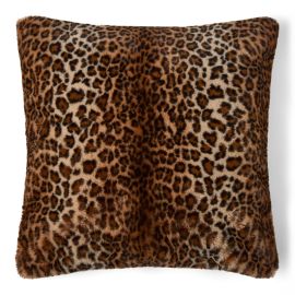 Leo kudde fuskpäls Brown 65x65cm