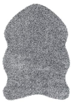 Fårskinnsfäll fake Lumme grå 60x90cm