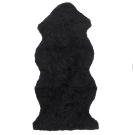 SkinnWille Skinnwille korthårigt fårskinn Curly svart 135cm