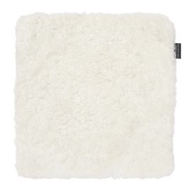 Skinnwille fårskinnssits Curly vit 40x40cm