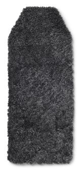 Barnvagnsdyna lammskinn dark/grå 75cm