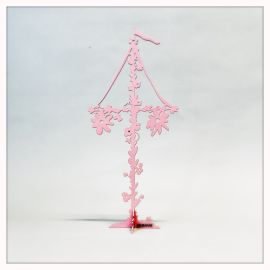 Midsommarstång Miss Sommar S rosa 36cmVVVV