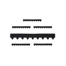 6-pack Gräskantlist svart byggbar 119cm