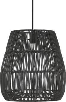 Saigon Takskärm Konstrotting svart 38cm PR Home