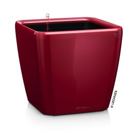 Självvattnande Kruka Quadro 35 röd högglans