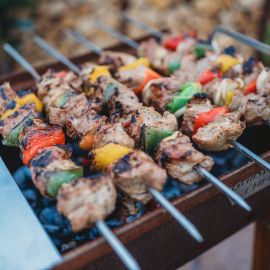 GrillSymbol kolgrill för spett Naked Chef XS