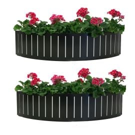 Blomlåda Ventura Funky Svart 90cm 2-pack 