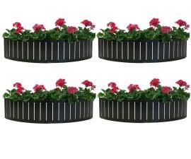Blomlåda Ventura Funky Svart 90cm 4-pack