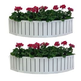 Blomlåda Ventura Funky Vit 90cm 2-pack