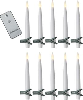 Trådlös Julgransbelysning Paulina 10st antikljus inomhus Star Trading