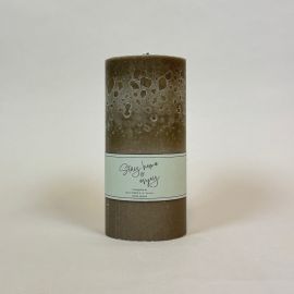 Trädgårdsljus Stay Home & Enjoy mullvad 20cm