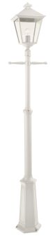 Norlys London stolpe med stor lykta IP54 vit