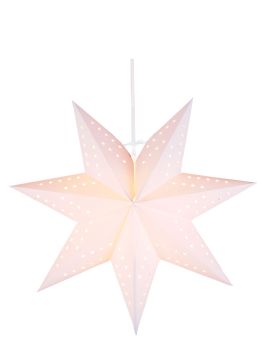 Bobo vit hängande stjärna